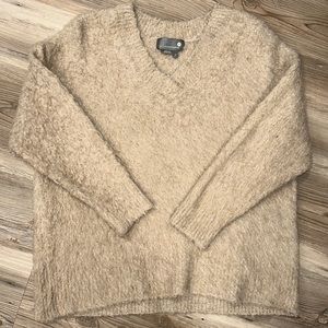 Anthropologie v neck sweater alpaca blend SIZE XS